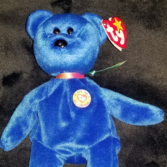 Ultra Rare Clubby Original Ty Beanie Babies in mint condition with errors NWT